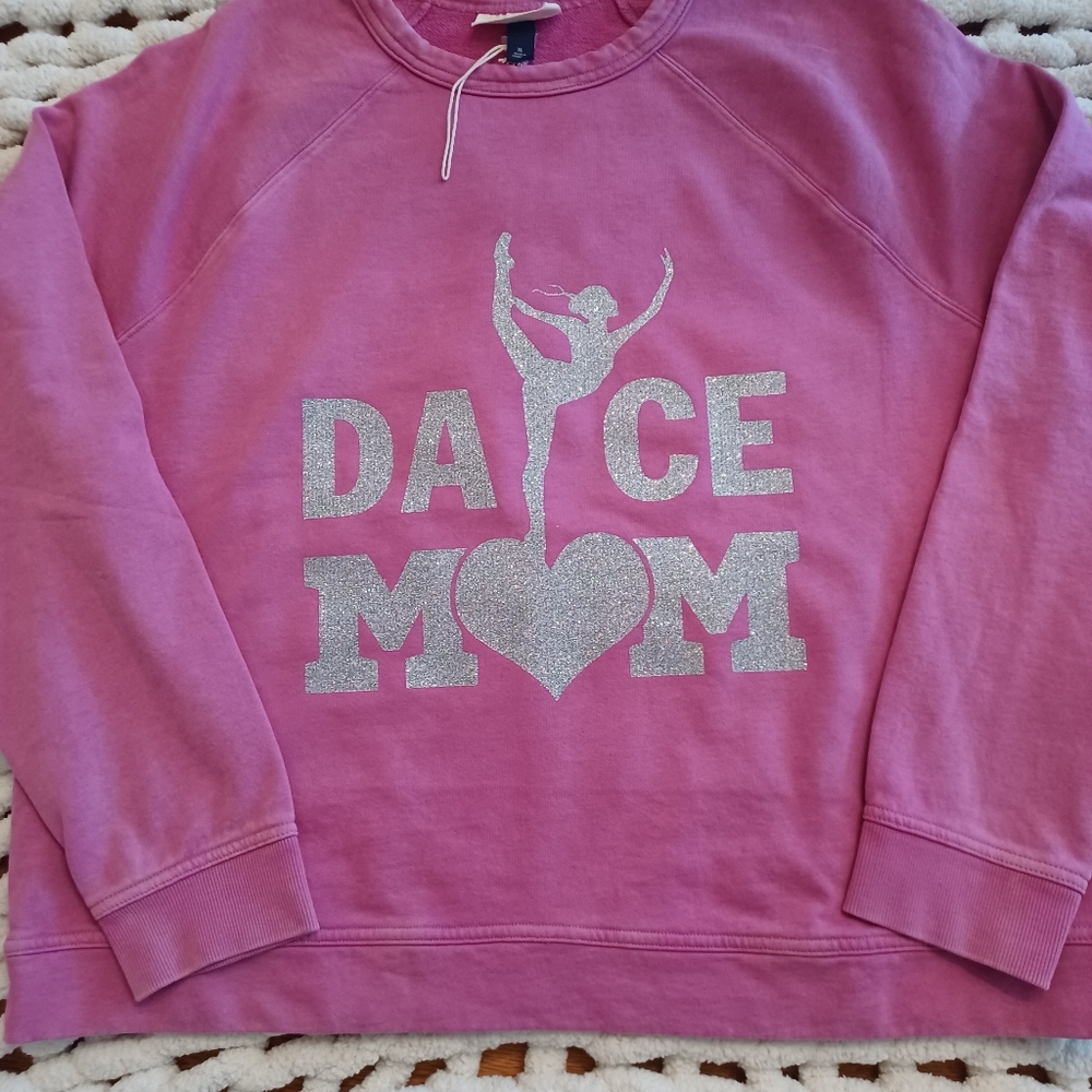 Universal Threads "Dance Mom" Pink XL Sweater